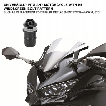 Набор винтов для лобового стекла мотоцикла M5x16 мм/0,6 дюйма, 10 шт., 32 шт.