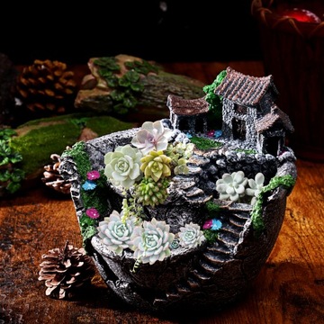 САДОВЫЕ ГОРШКИ МИНИАТЮРНАЯ ЧАШКА ДЛЯ СУКУЛЕНТОВ