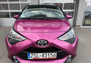 Toyota Aygo II Hatchback 3d Facelifting 1.0 VVT-i 72KM 2019 Toyota Aygo salon Polska ,Kamera cofania Benzyna 72KM, zdjęcie 1