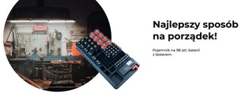 ОРГАНАЙЗЕР АККУМУЛЯТОРА С ТЕСТЕРОМ ТЕСТЕР АККУМУЛЯТОРА