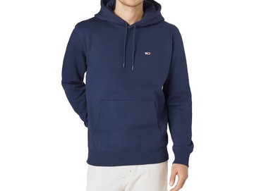 Bluza męska TOMMY JEANS TJM FLEECE FLAG PATCH TWILIGHT NAVY