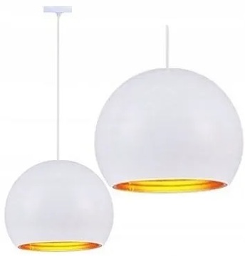 LAMPA METALOWA BIAŁA TOO LOFT 35 CM