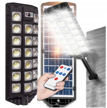 LATARNIA SOLARNA 520 LED | TANIA i MOCNA | Pilot Czujnik Lampa Solarna LED