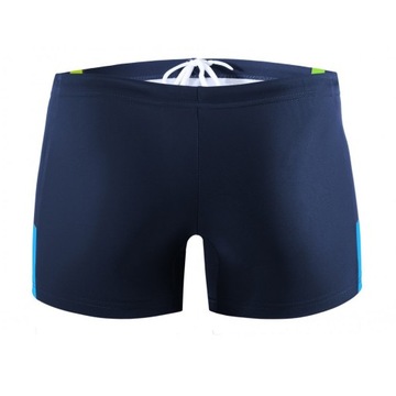Мужские шорты-боксеры для плавания, рисунок BD379, темно-синие плавки Sesto Senso 4XL