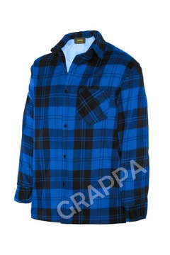 KOSZULA FLANELOWA NIEBIESKA. PRODUKT POLSKI