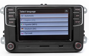 Магнитола VW RCD330 360 AndroidAuto CARPLAY MirrorLink