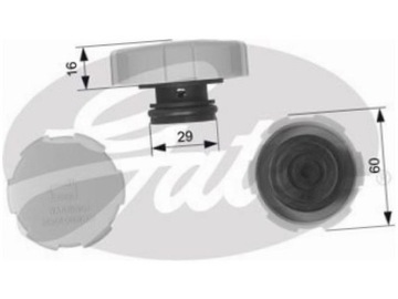 ZÁCPA  NÁDOBKY SAAB 45172 1.8-2.8 9-3X 1.9 2.0 FIAT CROMA II 1.8-2.4