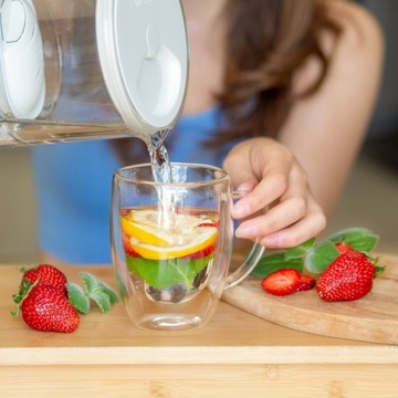 ТЕРМАЛЬНЫЙ СТАКАН С ДВОЙНЫМ ДНОМ ДЛЯ КОФЕ 350мл