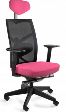FOTEL TUNE MAGENTA UNIQU 130 ERGONOMICZNY BIURO