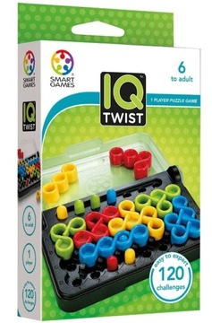 SMART GAMES IQ TWIST kreatywność LOGIKA dzieci 6+