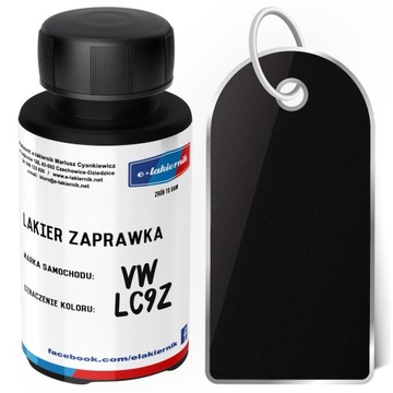 Lakier Zaprawkowy Zaprawka Samochodowy VOLKSWAGEN VW LC9Z Black Magic
