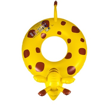 Żyrafa dmuchana materac koło XXL do pływania