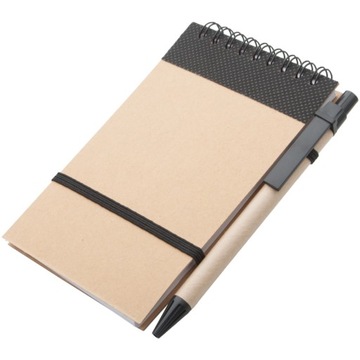 NOTES notatnik SPIRALOWANY 70k. w linie + DŁUGOPIS