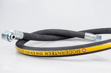 Przewód wąż hydrauliczny DN10 2SN M18x1,5 1m kąt+p