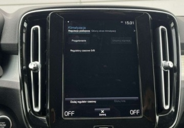 Volvo XC40 Crossover Plug-In 1.5 T5 Plug-in Hybrid 262KM 2021 Volvo XC 40 Plug-In T5 Navi Virtual Parktronic Tempomat Piekny kolor, zdjęcie 32