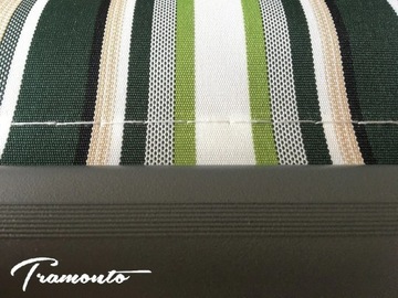 Markiza elektryczna 400x300 Beż-Zielona STD