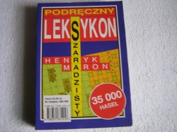 PODRĘCZNY LEKSYKON SZARADZISTY HENRYK MARON