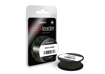 Delphin SHOCK Leader zielony 0,30mm 57lbs 20m