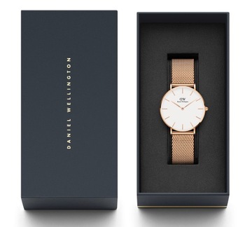 Zegarek damski DANIEL WELLINGTON na bransolecie elegancki na prezent