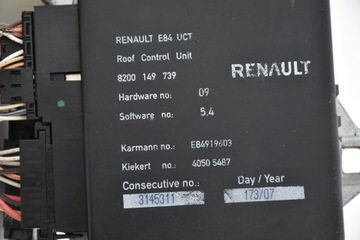 ГИДРАВЛИЧЕСКИЙ НАСОС КРЫШИ RENAULT MEGANE II CABRIO