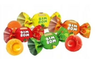 Конфеты Бим бом Рошен 500г 0,5 кг весовые, карамель с фруктовой начинкой