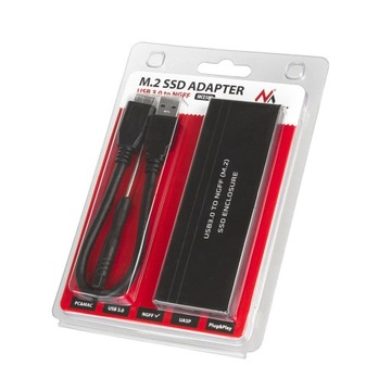 ДИСКОВЫЙ КОРПУС MACLEAN, SSD M.2, NGFF, USB 3.0,