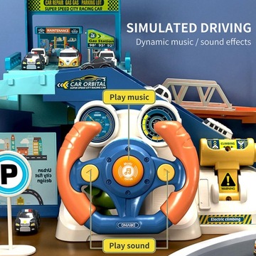 Parking for the steering wheel Electric car