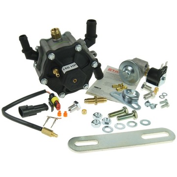 РЕДУКТОР ИСПАРИТЕЛЯ AC STAG R02 150КМ + СОЛЕНОИДНЫЙ КЛАПАН