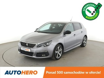 Peugeot 308 II Hatchback Facelifting 1.2 PureTech 130KM 2018 Peugeot 308 Automat Navi Klimatyzacja Kamera
