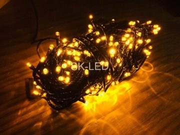 СВЕТОДИОДНЫЕ РОЖДЕСТВЕНСКИЕ ОГНИ ЖЕЛТЫЙ/ЗОЛОТО 300 LED