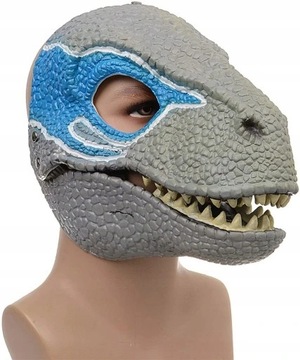 Maska Dino, dino z ruchomą szczęką, tyranozaur rex