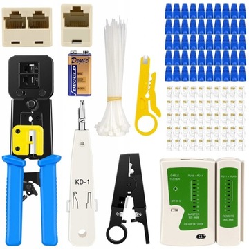 Narzędzi Sieciowych Tester RJ45 PassThrough 50szt.