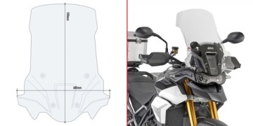 SZYBA MOTOCYKLOWA GIVI D6418ST TRIUMPH TIGER 900