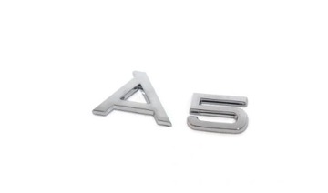 AUDI A5 EMBLEMAT NAPIS ZNACZEK CHROM OKAZJA NOWOŚĆ