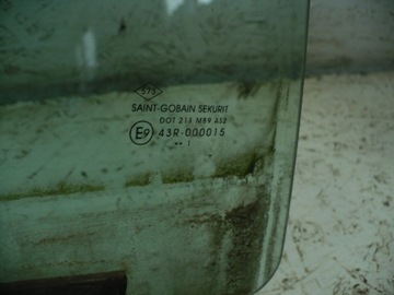 DACIA LODGY 2011 R SKLO (OKNO) BOČNÍ DVEŘE PRAVÝ ZADNÍ