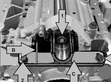 БЛОКИРОВКА БАЛАНСИРОВОЧНОГО ВАЛА НАСОСА BMW N20 N26
