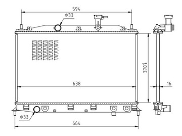 CHLADIČ ACCENT 1.4I-1.6I 05-