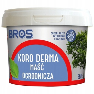 Maść Ogrodnicza Koro Derma Zabezpiecza CHRONI Drzewa Bros 350 g