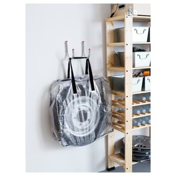 IKEA DIMPA Torba, przezroczysty, 65x22x65 cm