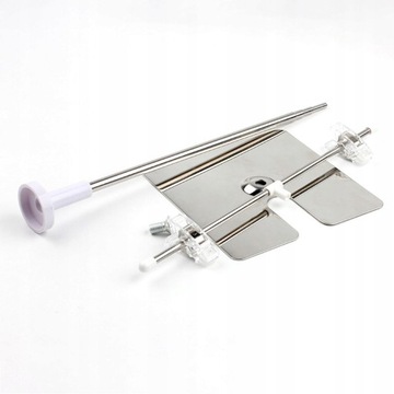 Регулируемая подставка для плакатов из нержавеющей стали.