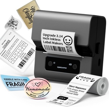 Phomemo M221 Drukarka Termiczna Etykiet Bluetooth IOS Android PrintMaster