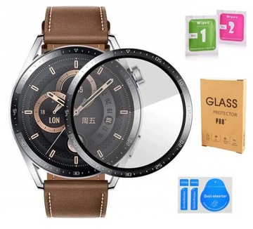 SZKŁO HYBRYDOWE FULL 3D DO HUAWEI WATCH GT 3 46MM