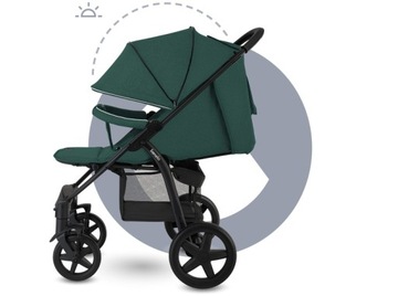 СКЛАДНАЯ КОЛЯСКА LIONELO ANNET ВЕСОМ ДО 22 КГ АКСЕССУАРЫ МОСКИТНАЯ СЕТКА С УТЕПЛЕНИЕМ