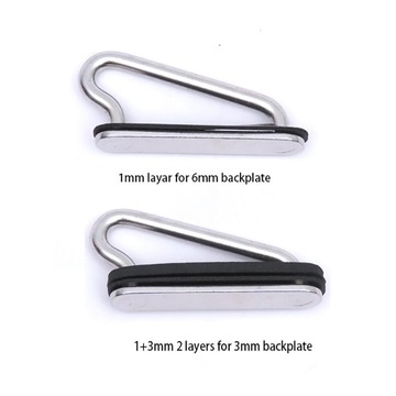 2x uprząż do nurkowania z paskiem mocującym wodę