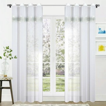 ГОТОВАЯ ШТОРА С ЦИРКОНИЕМ ШТОРА НА ЛЮСОНКАХ