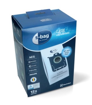 12x Electrolux s-bag wkład worek odkurzacza oryg