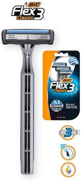 MASZYNKI GOLARKI MASZYNKA DO GOLENIA BIC 3 FLEX CLASSIC 3szt. 3 OSTRZA