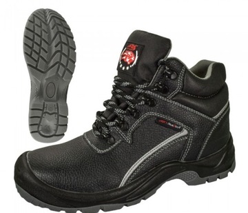 Buty trzewiki robocze z noskiem odblask Bthref 42
