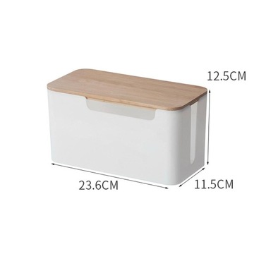 Cable Management Box Organizer Strip Wire