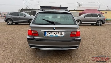 BMW Seria 3 E46 Touring 320 d 150KM 2004 BMW Seria 3 2.0d 150 KM automat skory bi xenon Czarny sufit stan tech per, zdjęcie 8